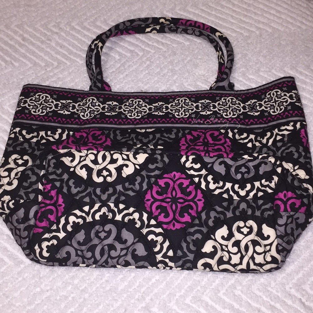 Vera Bradley Tote Bag 14.5 X 10 X 5 Straps 7”
